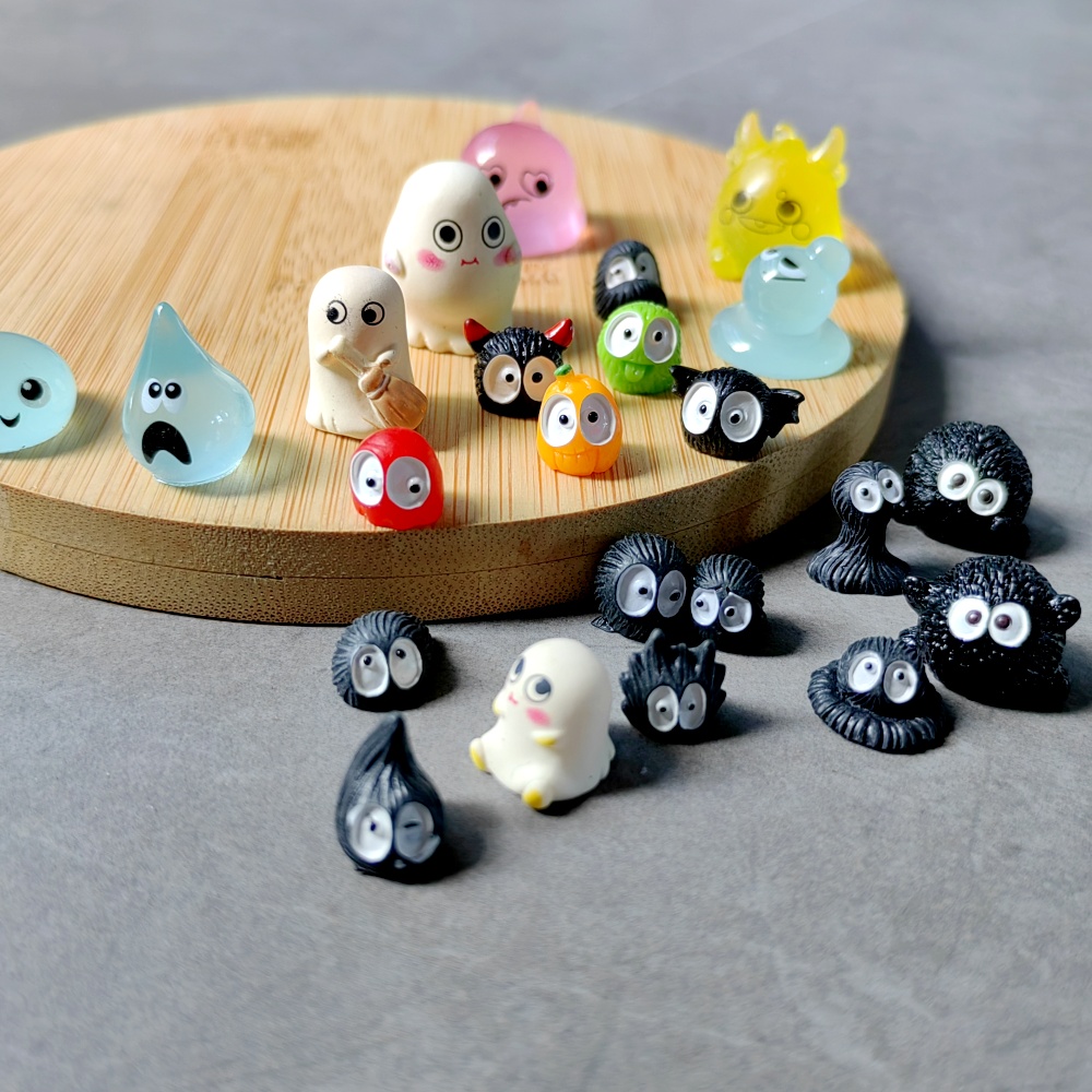 8pc Mini Funny Cute Black Blue - đánh giá và giá Bonsai Garden Miniature