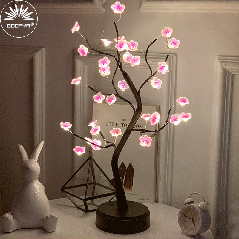 Table Tree Night Light Battery - đánh giá và giá Bonsai Garden In Dc