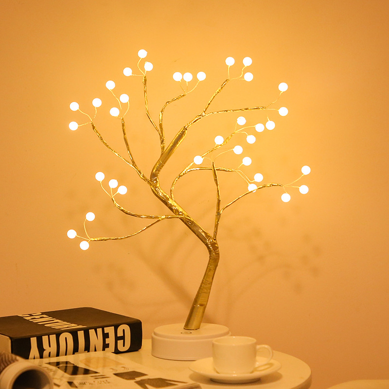 Table Tree Night Light Battery - đánh giá và giá Bonsai Garden In Dc