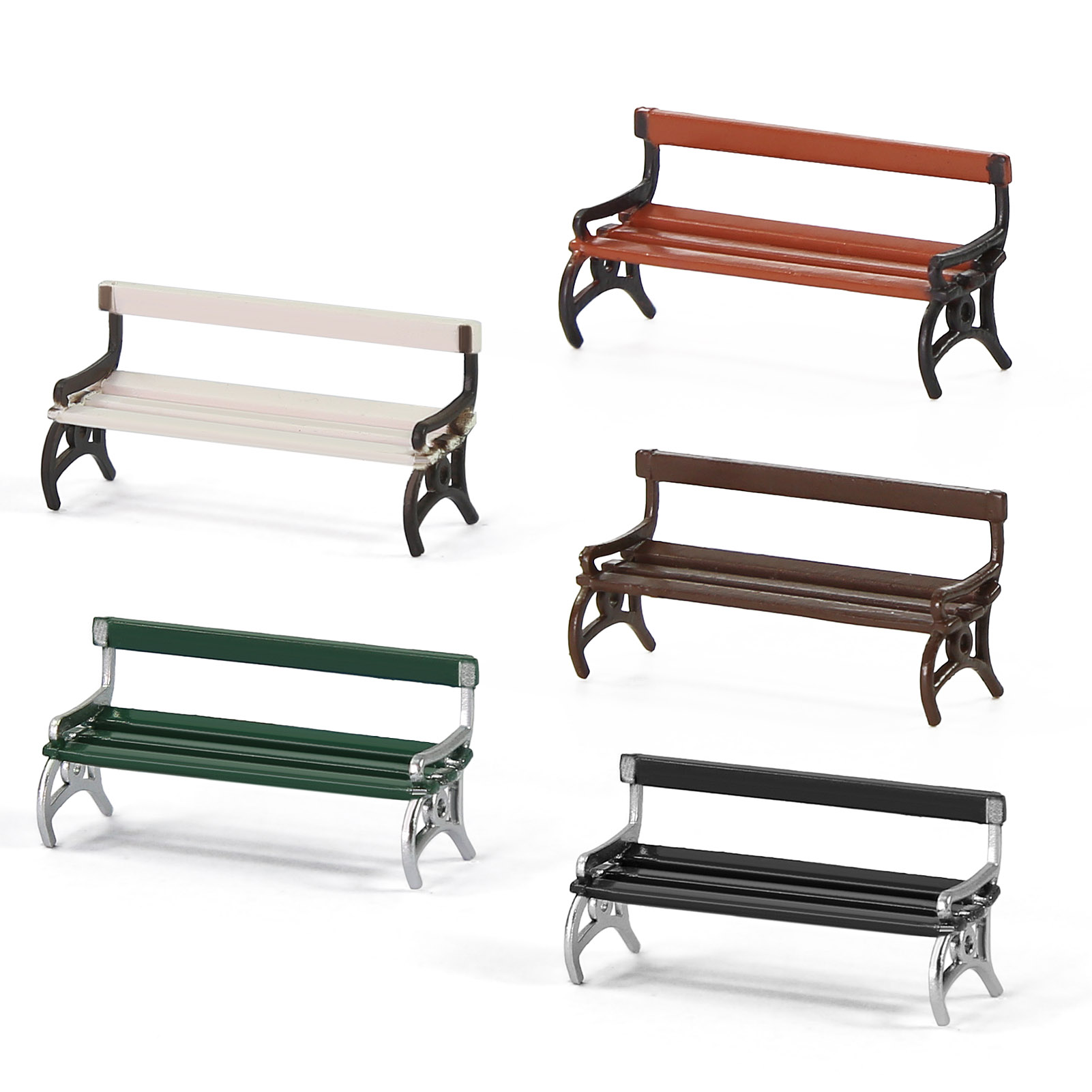 Evemodel 12pcs HO Scale 1:87 G - đánh giá và giá Bonsai Garden Bench