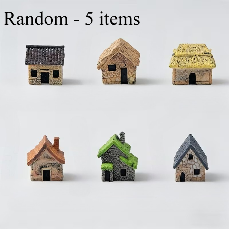 5pcs Resin Miniature Hand-Made - đánh giá và giá Bonsai Garden Miniature