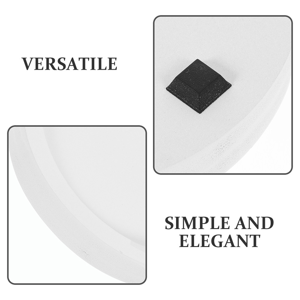 White Round Thickened Cement-L - đánh giá và giá Humidity Tray Pebble