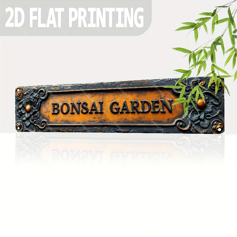 2D Flat - Durable Aluminum Sig - đánh giá và giá Bonsai Garden And Cafe