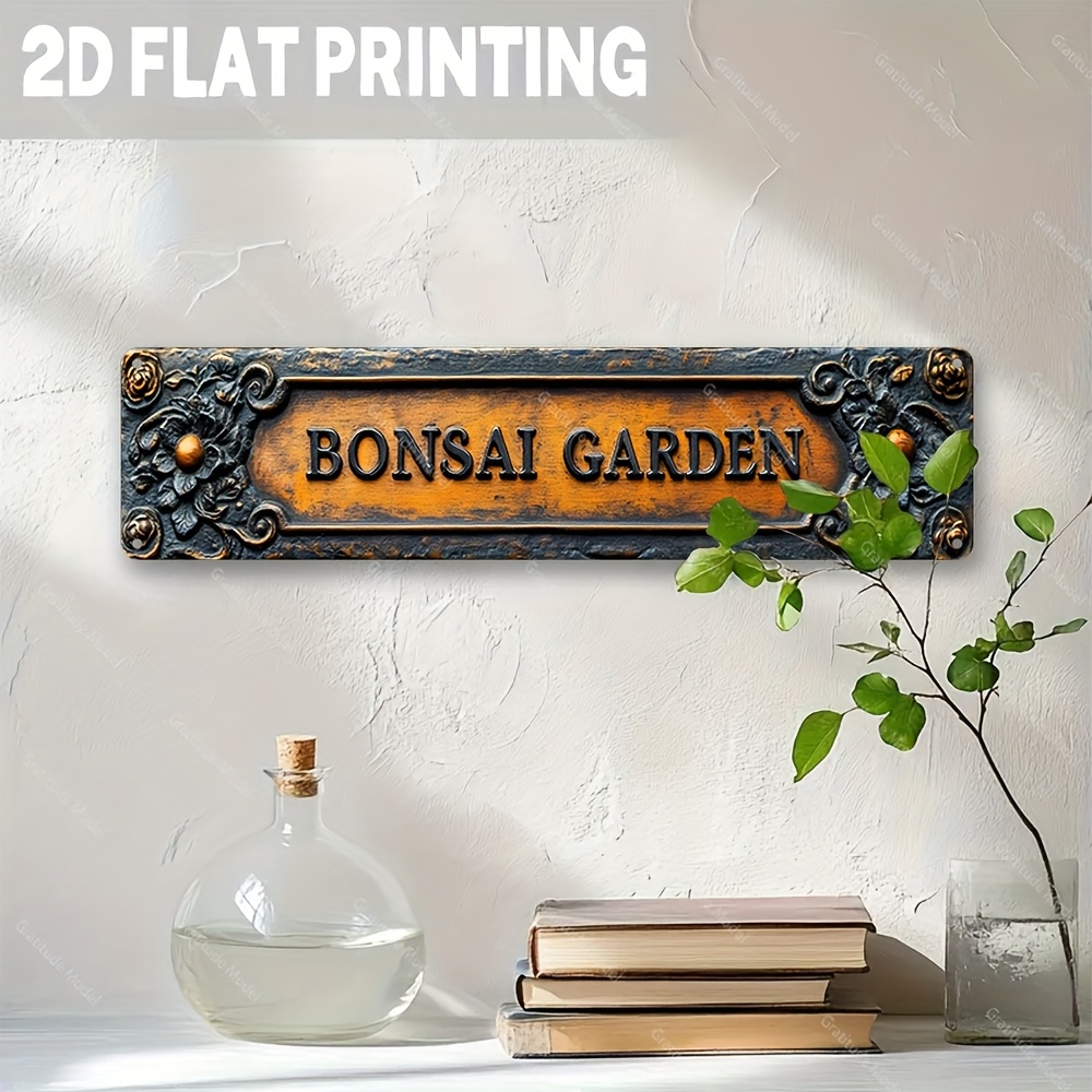 2D Flat - Durable Aluminum Sig - đánh giá và giá Bonsai Garden And Cafe
