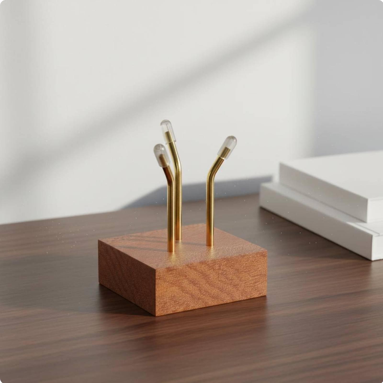 Solid Wood Crystal Base Stand  - đánh giá và giá Display Stand Wood