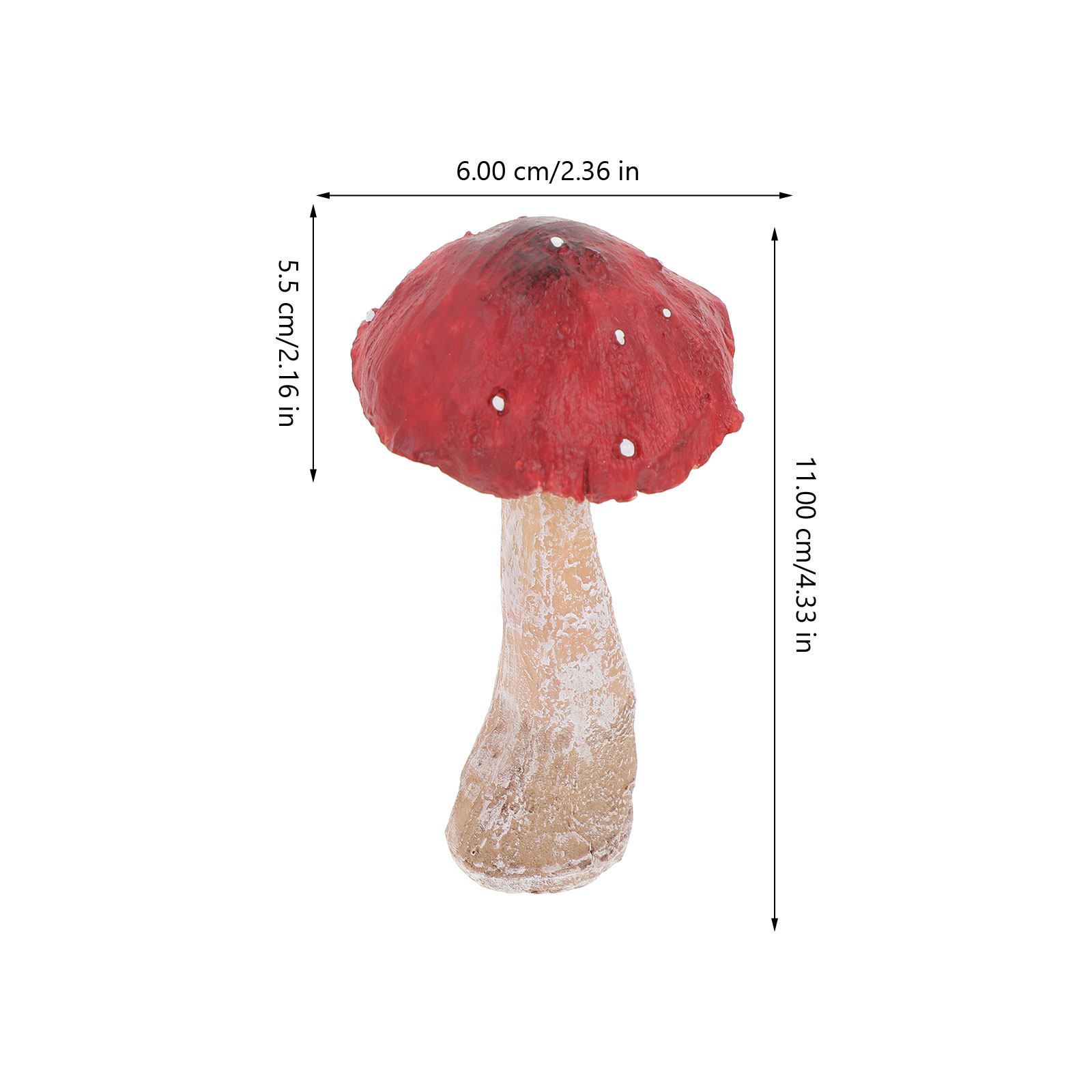 4Pcs Resin Miniature Mushroom  - đánh giá và giá Bonsai Garden Miniature