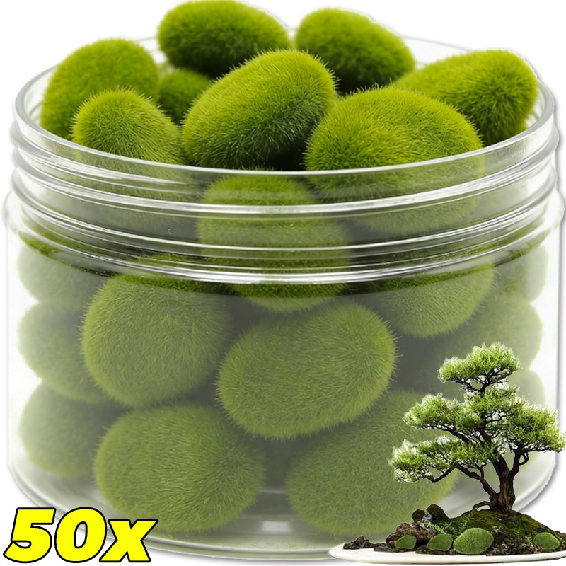 50/5PCS Artificial Foam Moss R - đánh giá và giá Bonsai Rock Garden