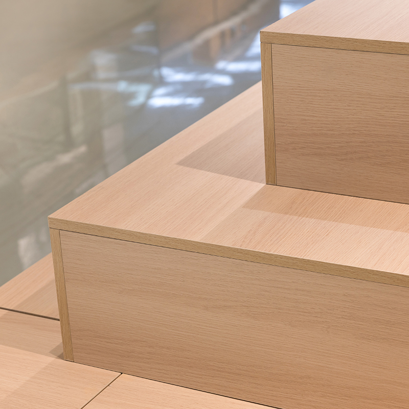 Manufacturer Wholesale Square  - đánh giá và giá Display Stand Wood