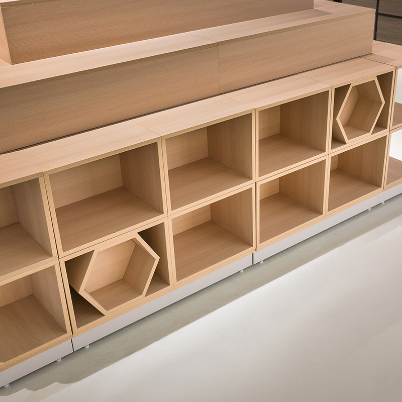 Manufacturer Wholesale Square  - đánh giá và giá Display Stand Wood