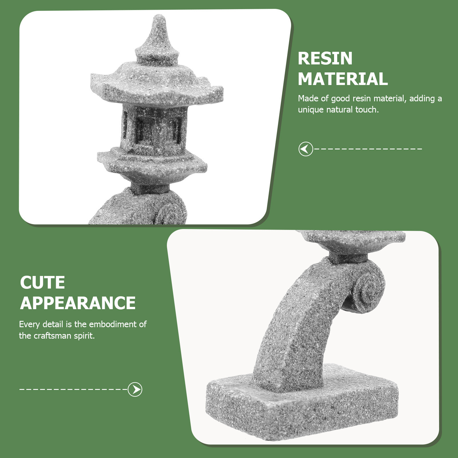 Elegant Miniature Pagoda Resin - đánh giá và giá Bonsai Garden Miniature