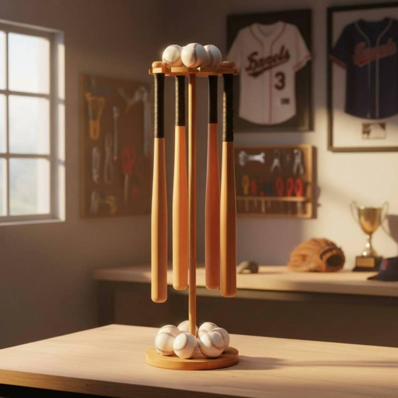 Baseball Sports Equipment Disp - đánh giá và giá Display Stand Wood